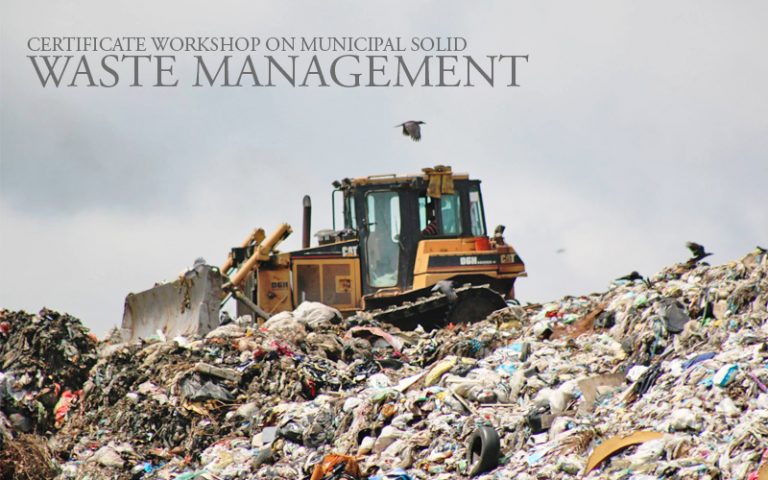 Certificate Course on Municipal Solid Waste Management 2018