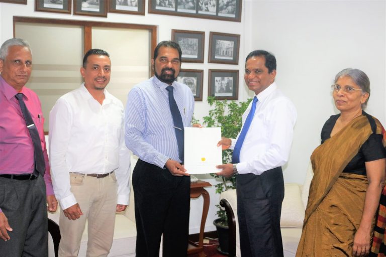 USJ receives a land to set-up a model Mangrove Resource Center